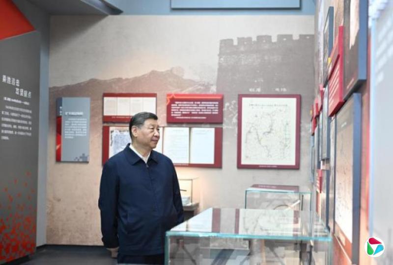 习近平到山西阳泉市考察 参观百团大战纪念馆
