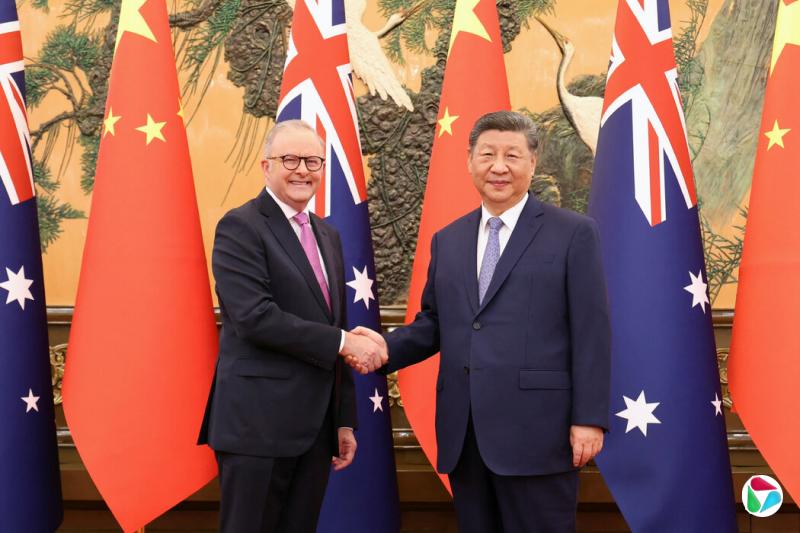 阿尔巴尼斯周二在北京与习近平举行会晤。