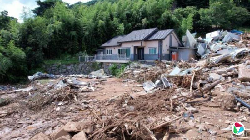 韩国强降雨有六地区被划为特别灾区