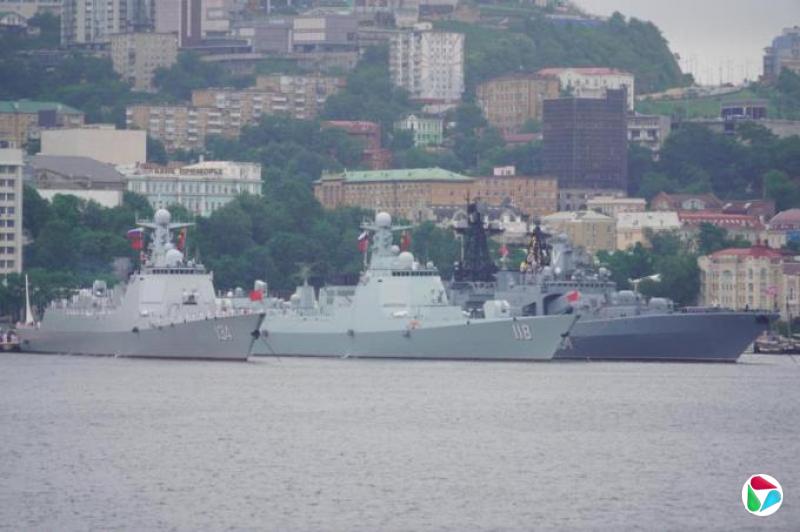 中俄联合演习海上演练阶段全面启动