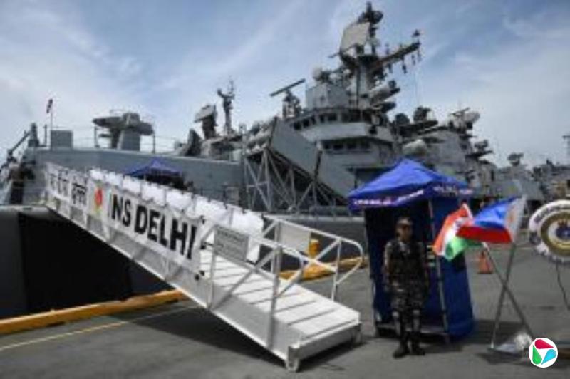 中国海军与菲律宾印度同期巡航南中国海