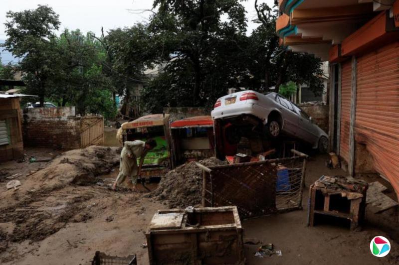 巴基斯坦西北部洪水 344人遇难150多人失踪