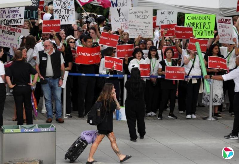加拿大航空与工会展开罢工以来首次谈判