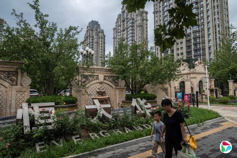 北京一处恒大楼盘,摄于周六。