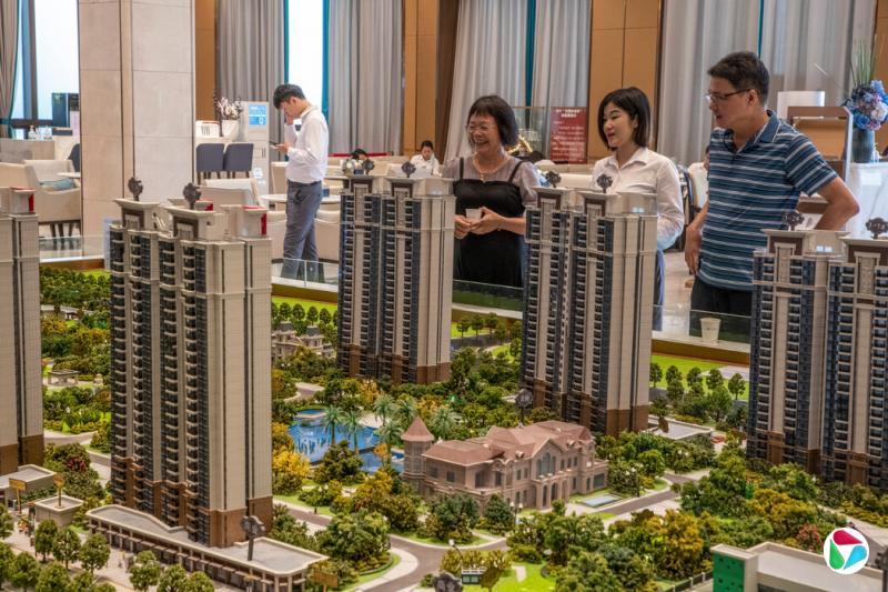 2021年恒大某住宅项目的展厅。