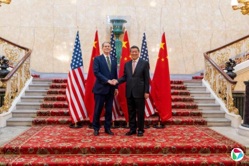 贝森特与何立峰下周在马德里进行第四轮经贸谈判