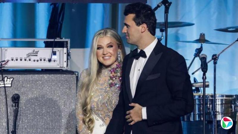 艾莉卡和查理·柯克的资料照片