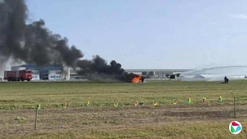 两架小鹏飞行器长春航展预演环节相撞