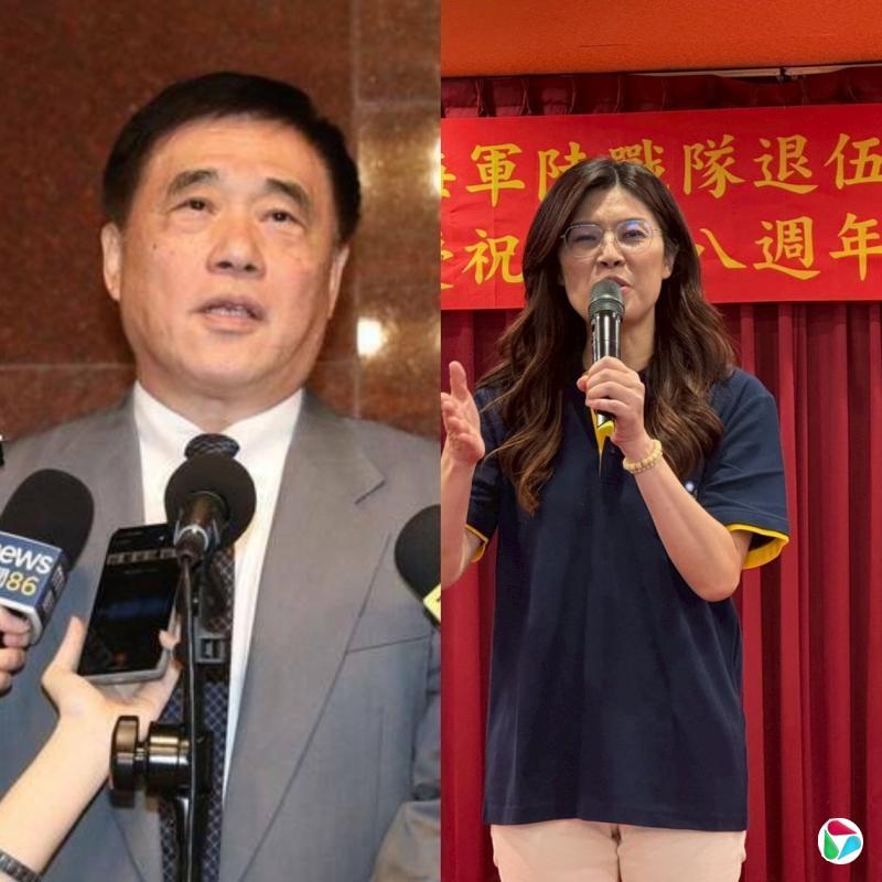 郑丽文郝龙斌各自在国民党军系与地方系中争取支持