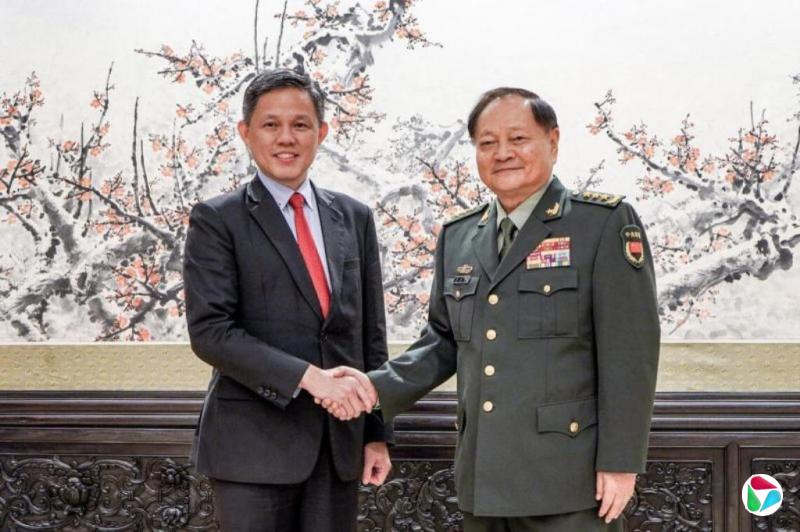 陈振声在北京与张又侠会面 重申新中友好防务关系
