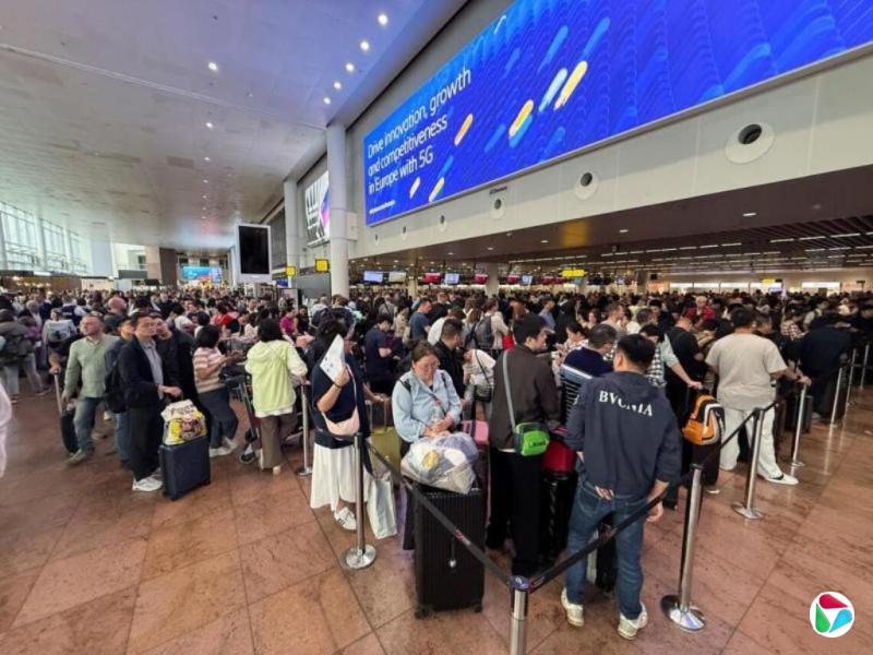 登机系统服务遭黑客攻击 欧洲多个机场航班延误取消