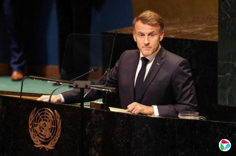 法国总统马克龙宣布承认巴勒斯坦国 吁停止战争