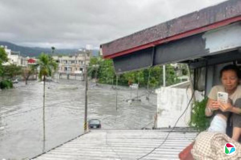 花莲堰塞湖决堤引发洪水 死亡人数上升到17人