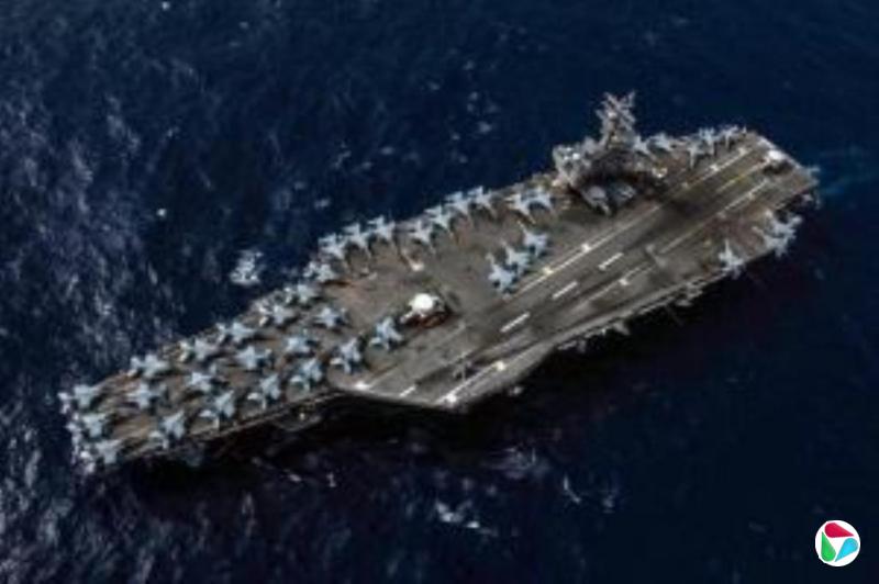 中国外交部:美军机在南中国海开展军事演练时坠毁