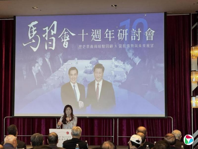 “马习会”10周年 郑丽文:国民党要成为主动、关键的和平缔造者