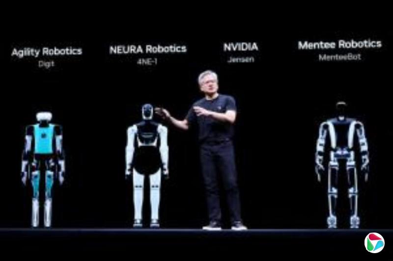 俄罗斯首款AI人形机器人 首次亮相摔倒舞台