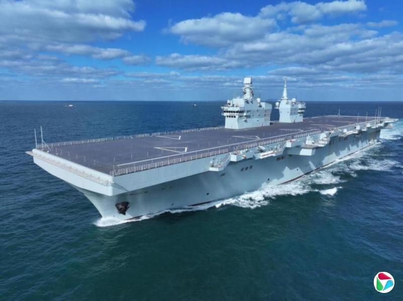 四川舰完成首次海试 官方称达到预期效果