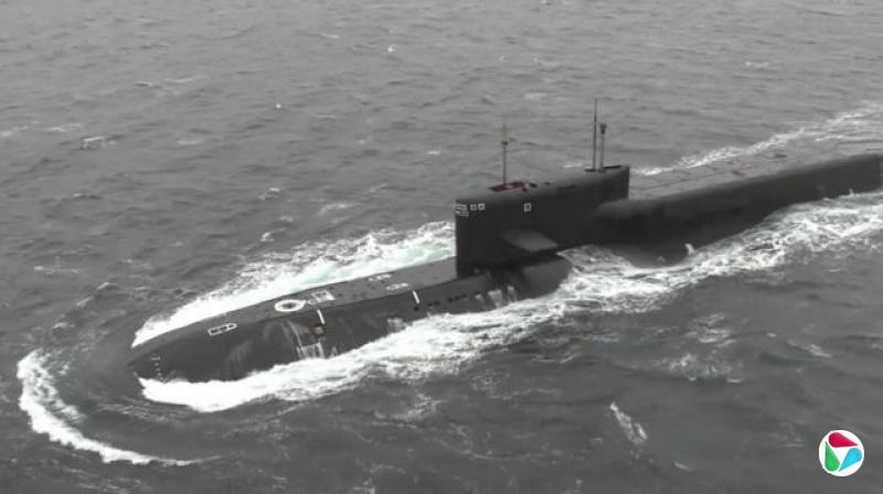 核动力弹道导弹潜舰的资料照片