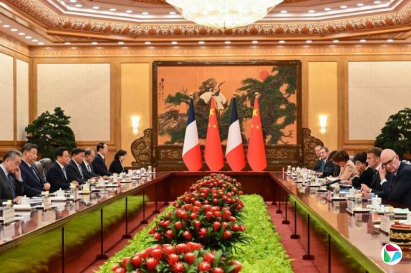 马克龙:法中两国须解决彼此间分歧